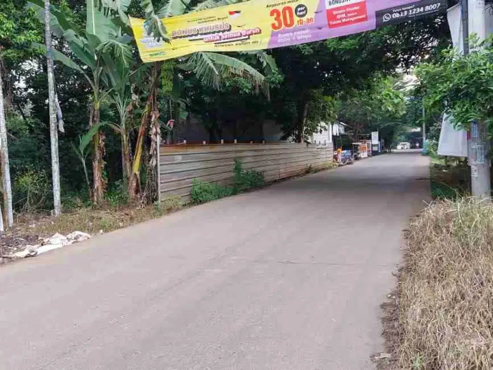 Tanah Pinggir Jalan Jatimulya Bekasi Sangat Strategis