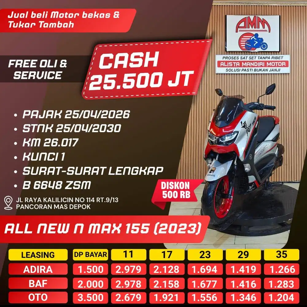 DP 1JTAN ALL NEW N MAX TH 2023 BISA CASH/TT/BAYAR PAKAI CC/PAYLATER