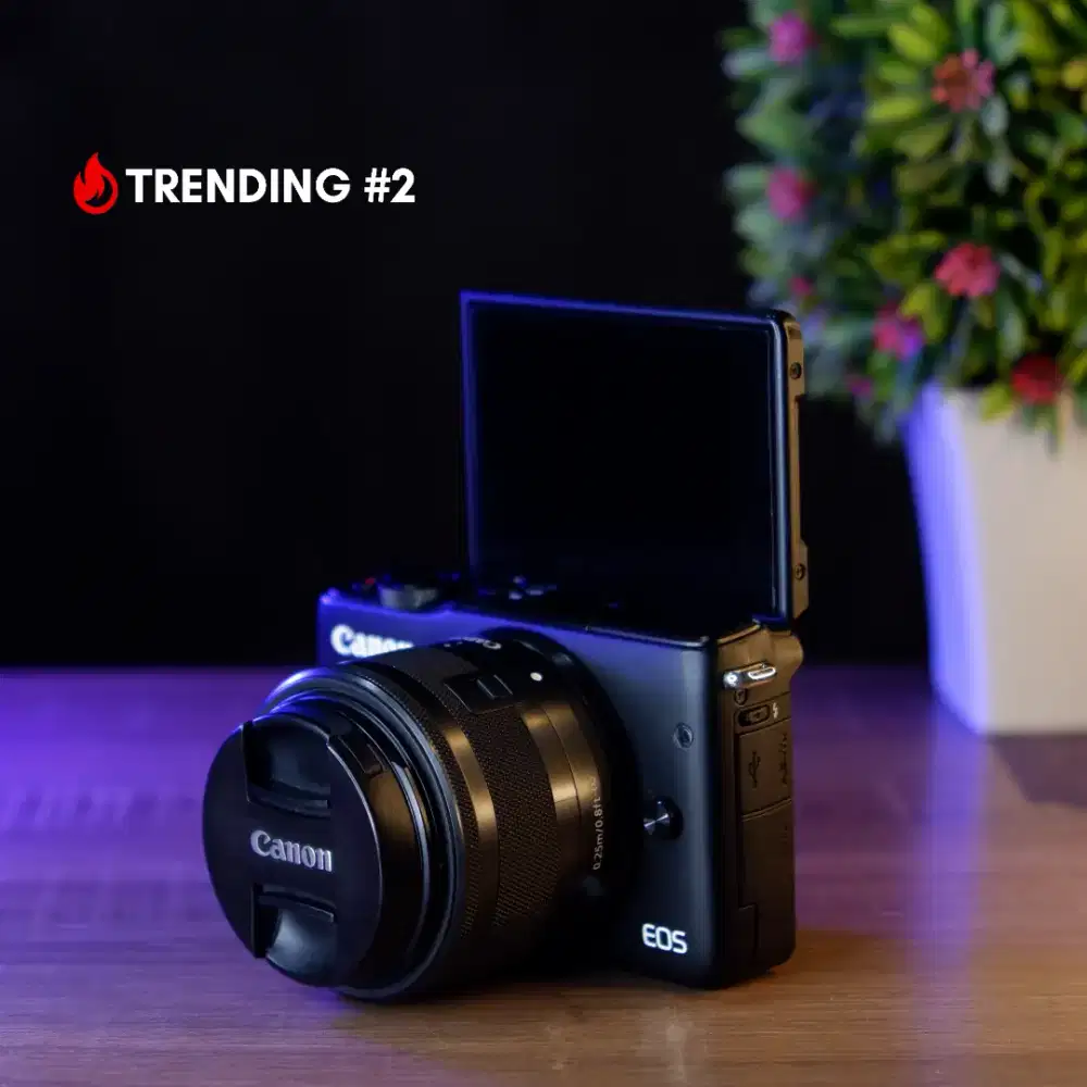 Hot | Mirrorless Canon Eos M10 Kit Wifi Kamera Terlaris