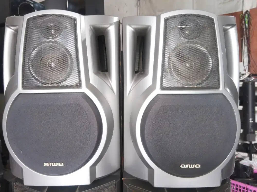Aiwa speaker 6 in 3 way, full ori, box utuh, build up Japan