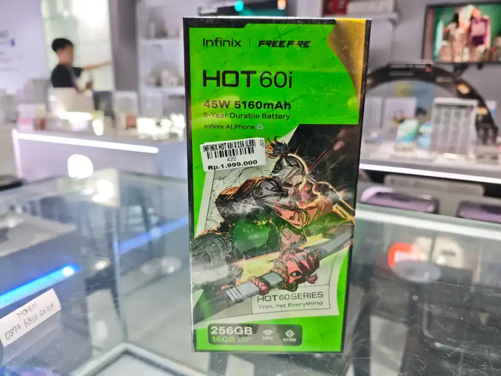 INFINIX HOT 60i RAM 8+8/256GB ATLANTIS DAHSYAT