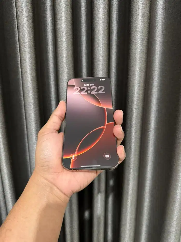 iPhone 16 promax 512GB Desert Titan garansi Ibox April 2026 + Tecprote
