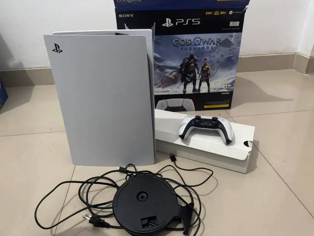 Sony PS5 PlayStation 5 Console Digital Edition God of War Ragnarok Bun