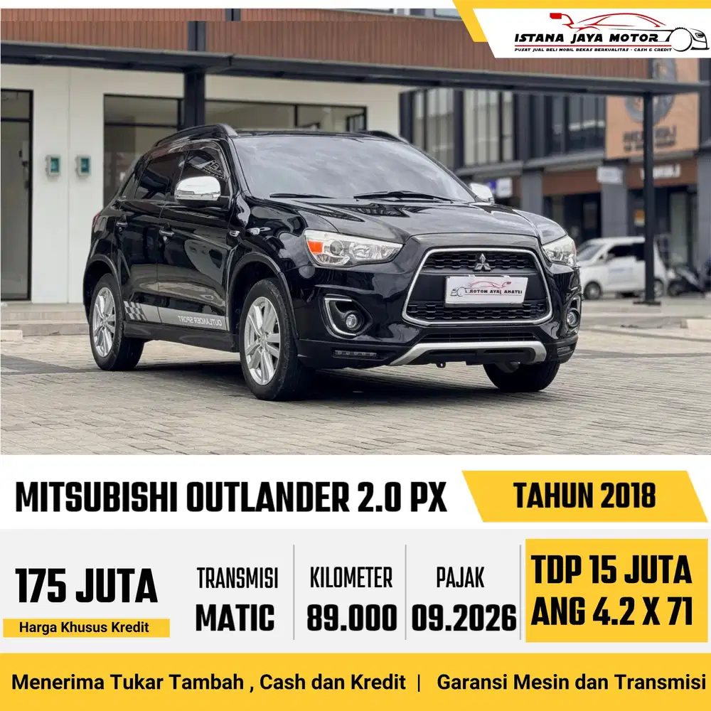 Mitsubishi Outlander PX AT th 2018 #istana jaya motor