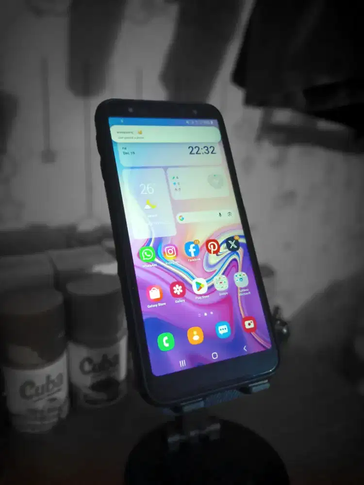 Samsung J6 Plus 4/64 GB Biru Minus Fingerprint OFF