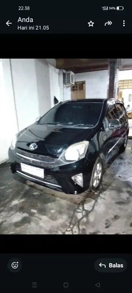 Di jual Toyota Agya tipe G 10.AT