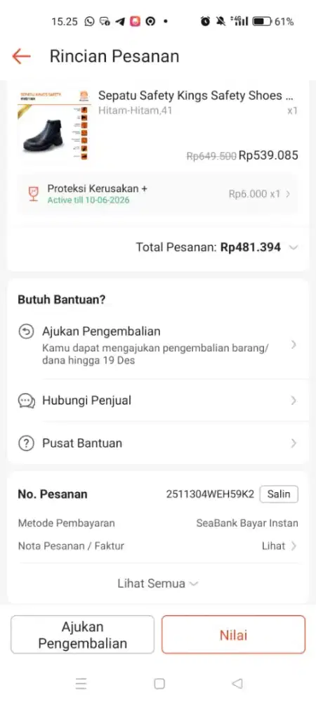 Safety shoes Kings ori