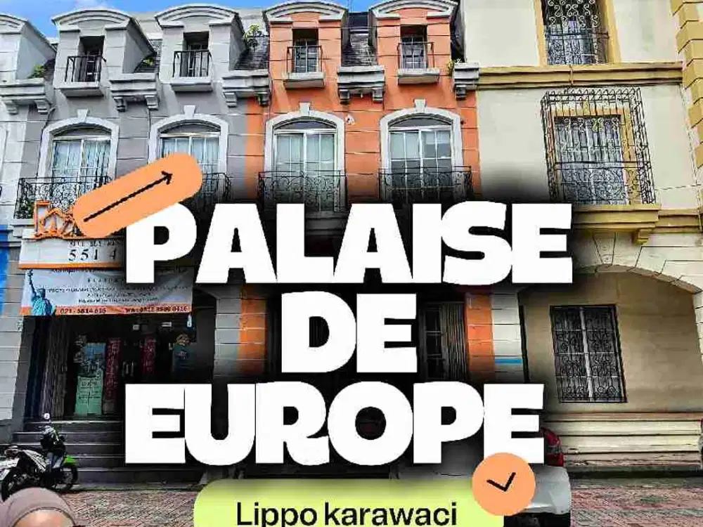 Disewakan ruko hadap hypermart deket exit toll di lippo karawaci