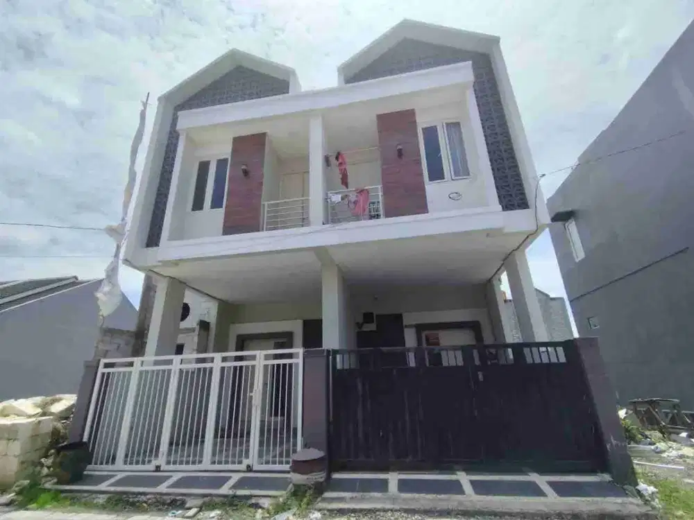 GUNUNGANYAR 2 Lantai Harga 500 Jutaan‼️Rumah Baru Minimalis dekat UPN Rungkut dan Alana Regency