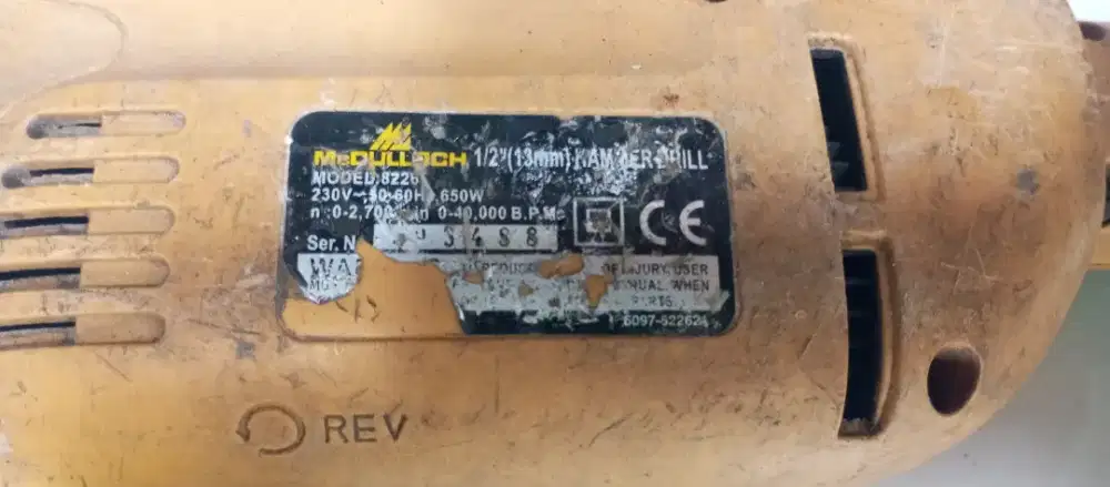 Bor dril 13mm Bolak Balik