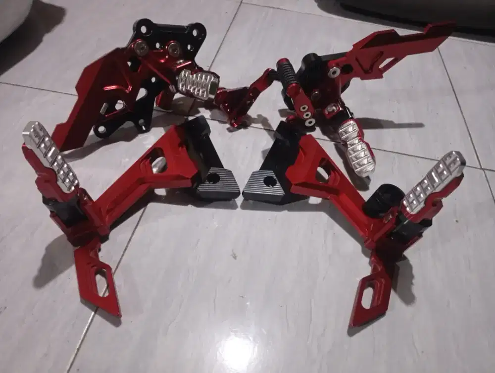 Step Underbone Depan Belakang Ninja 250 Nui M Plus Merah