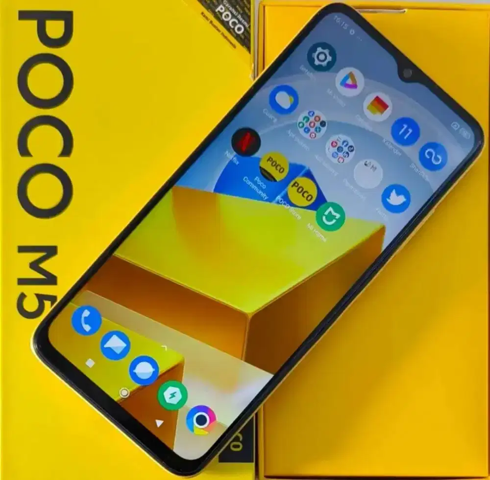 POCO M5 NFC Ram 4+2/128 Fullset Original No minus