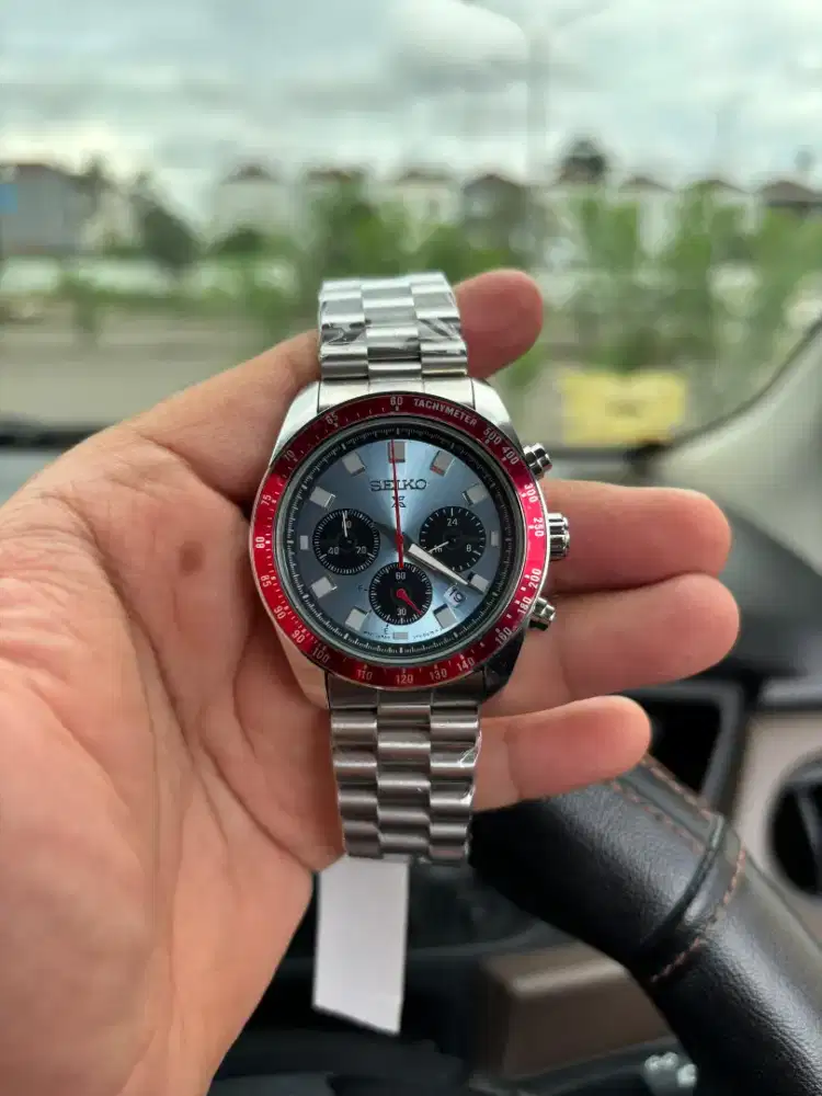 Jam tangan seiko masih baru chrono aktif