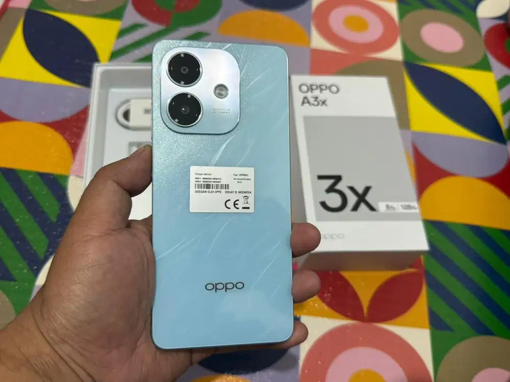 Oppo a3x 4/128gb masih baru hanya buka segel saja