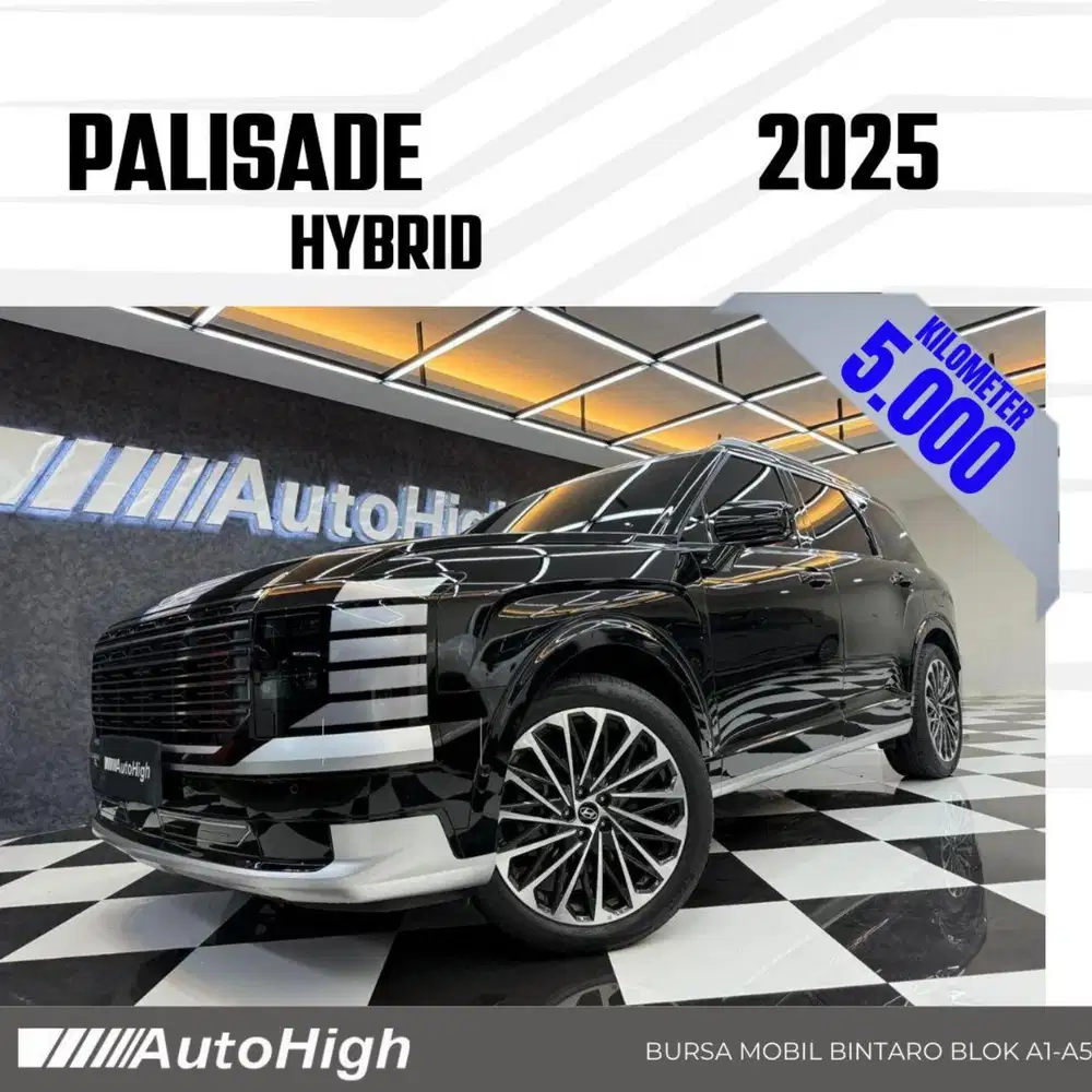 DP10% [Km5.000] Palisade Hybrid Calligraphy 2025 Black #AUTOHIGH