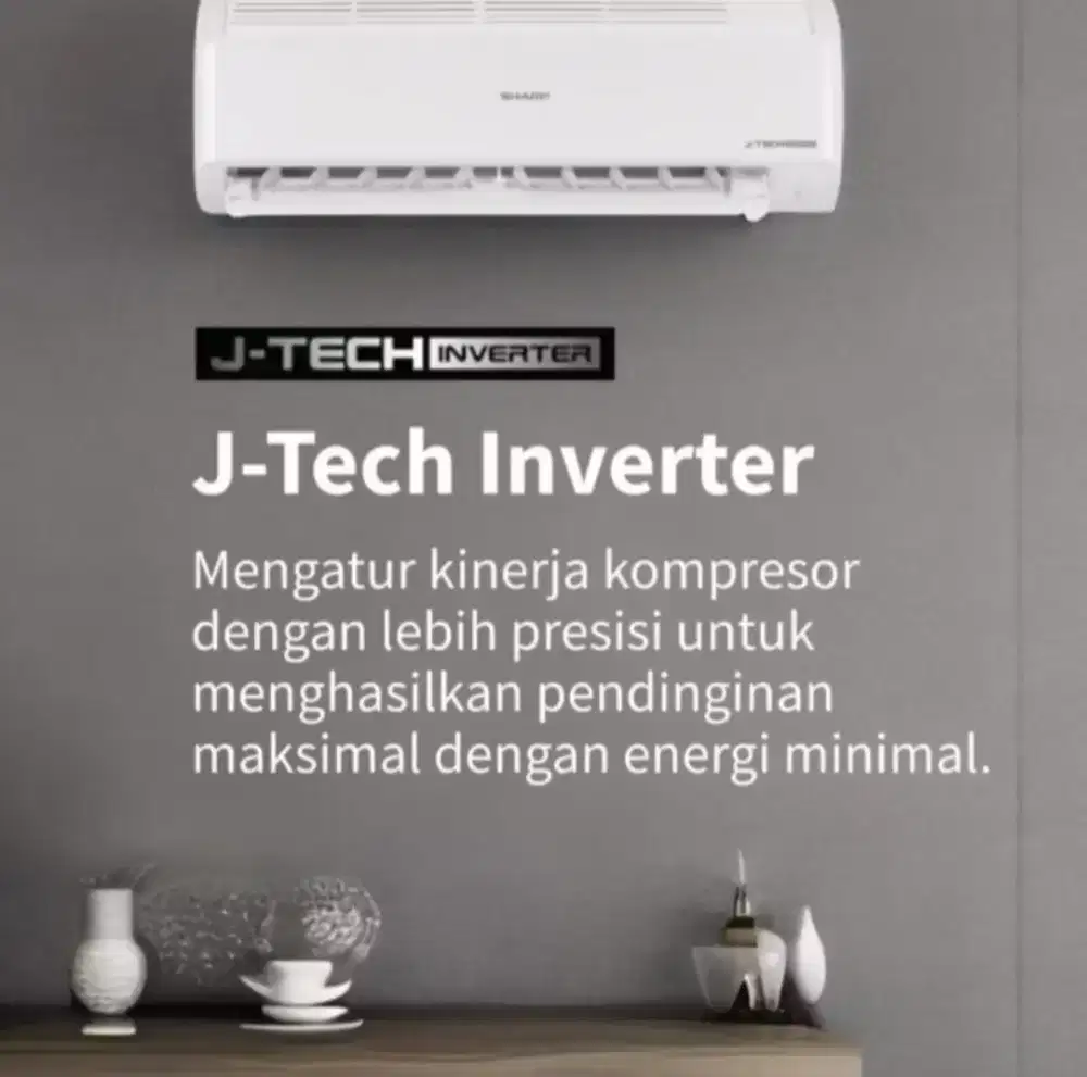Dijual AC Sharp j-tech inverter 1/2 pk