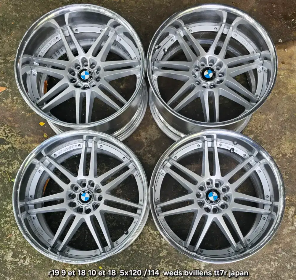 Velg ring 19 original japan weds bvillenstt7 japan pcd mercy bmw