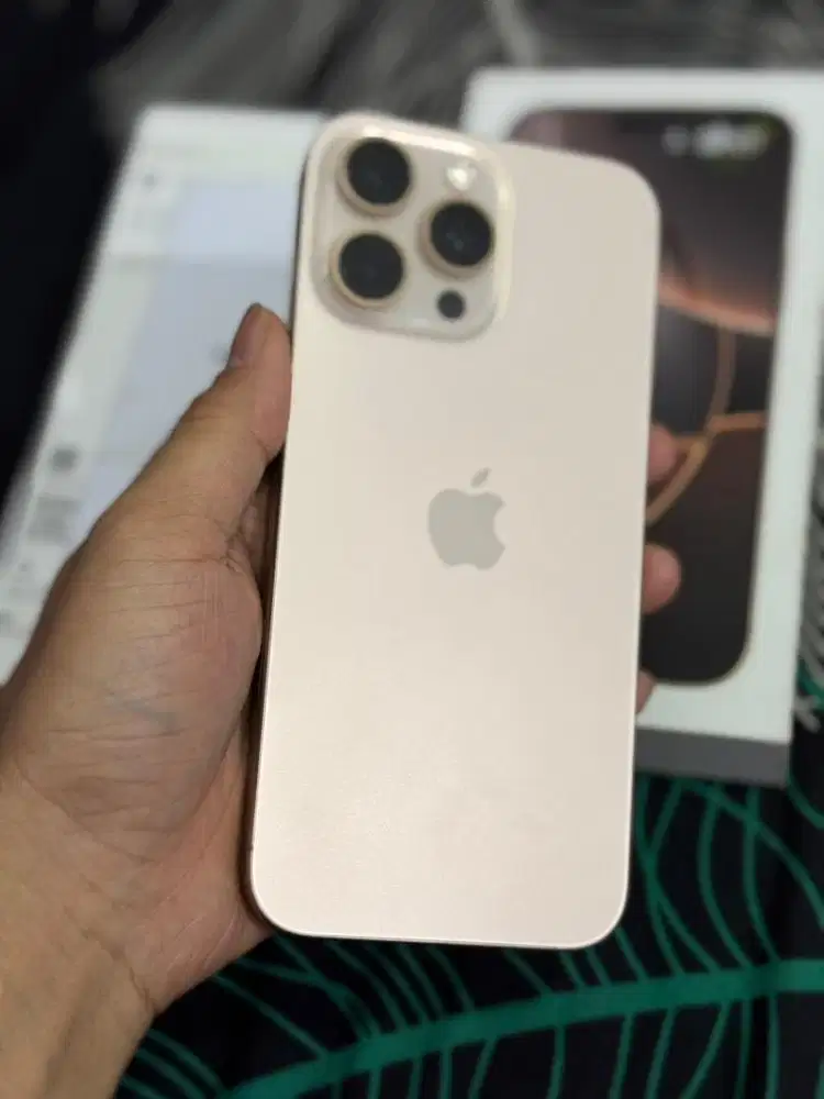 IPHONE 16 PRO MAX 256GB RESMI IBOX FULL ORI BH 100%