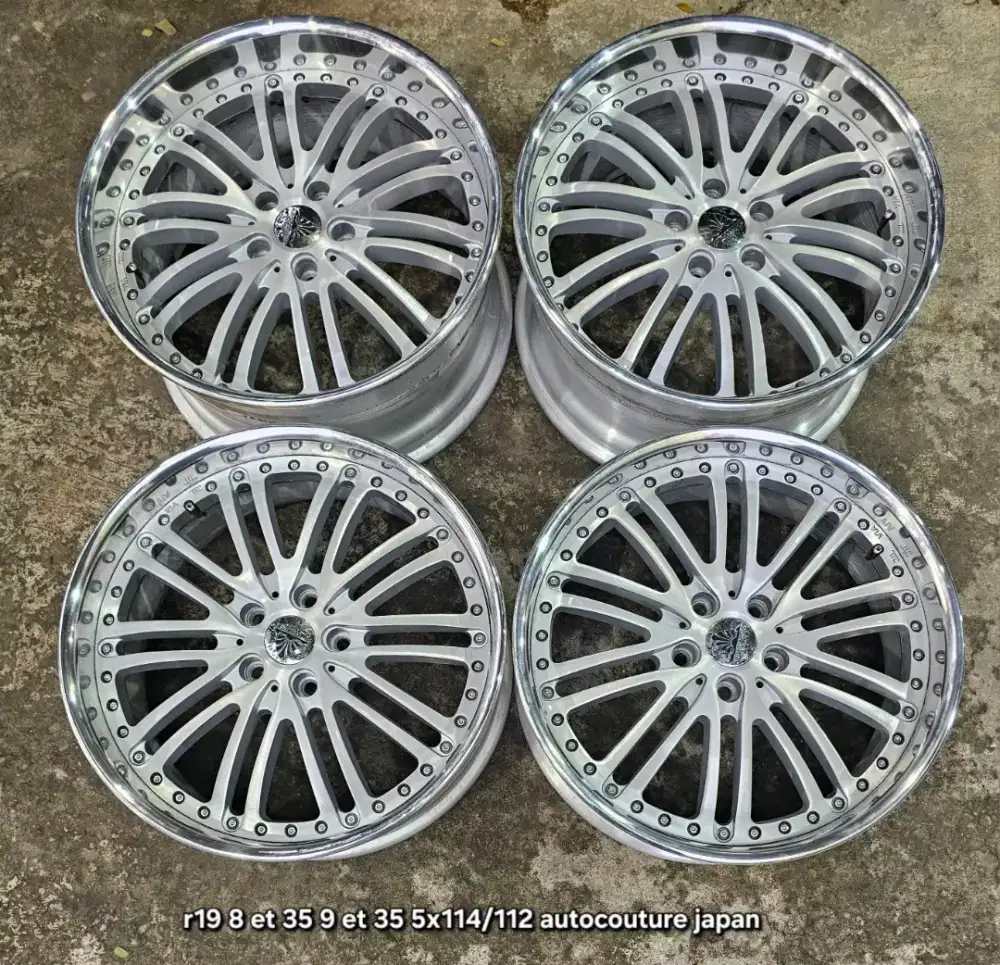 Velg ring 19 original autocouture japan pcd 5x114/112