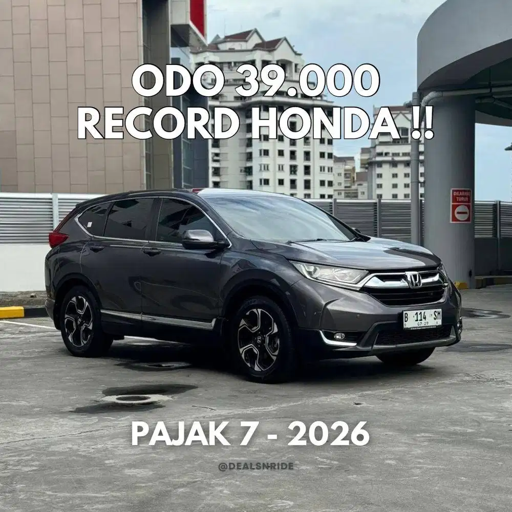 KM 39.000 ANTIKK !! PAJAK 7/2026 HONDA CRV 1.5 TURBO NON PRESTIGE 2019