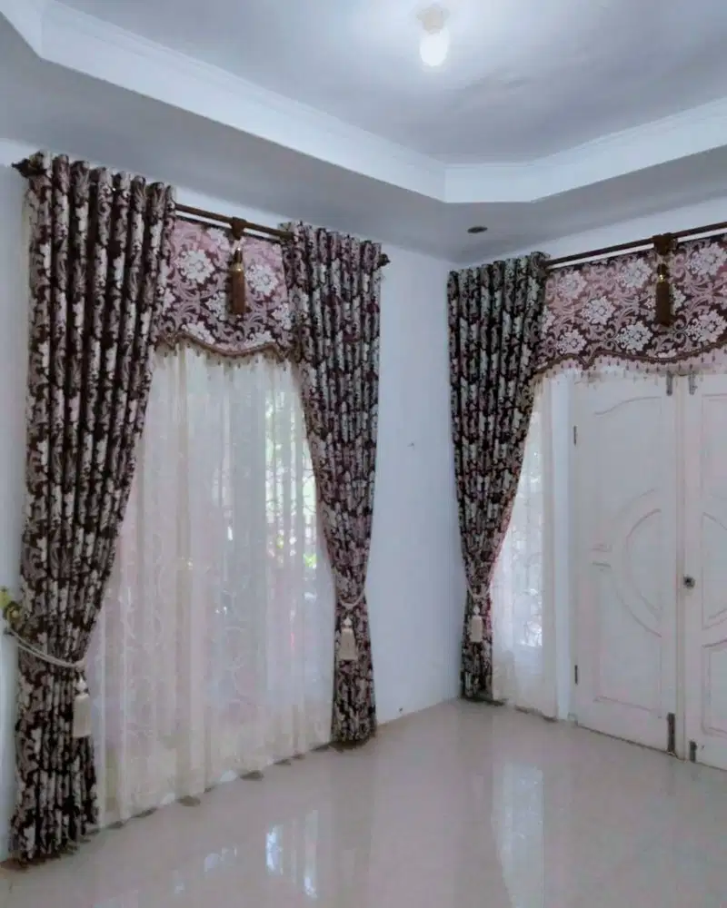 Supplier Tirai Gorden Jendela Gordyn Mewah Hordeng Terbaru Murah