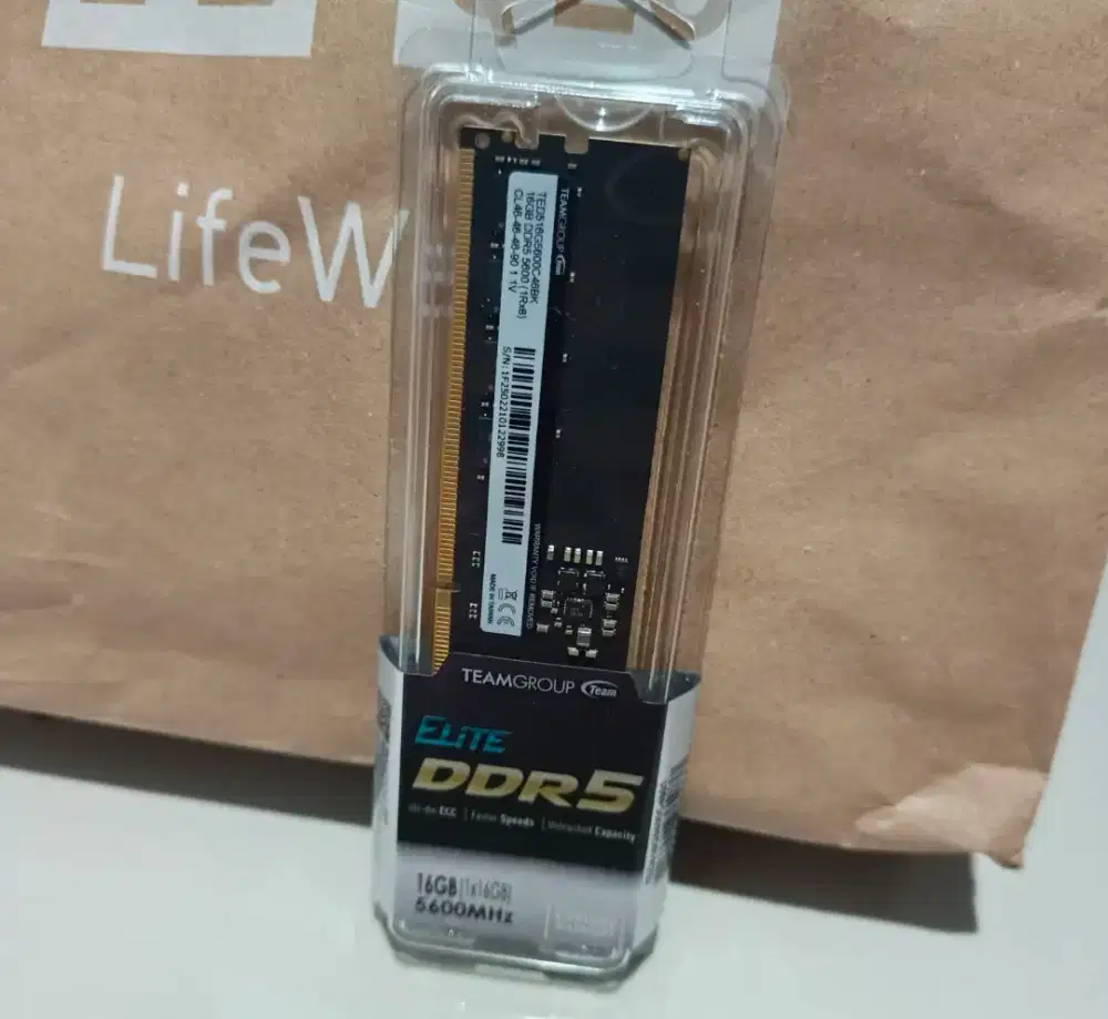 RAM DDR5 5600Mhz 16gb Single TEAM ELITE
