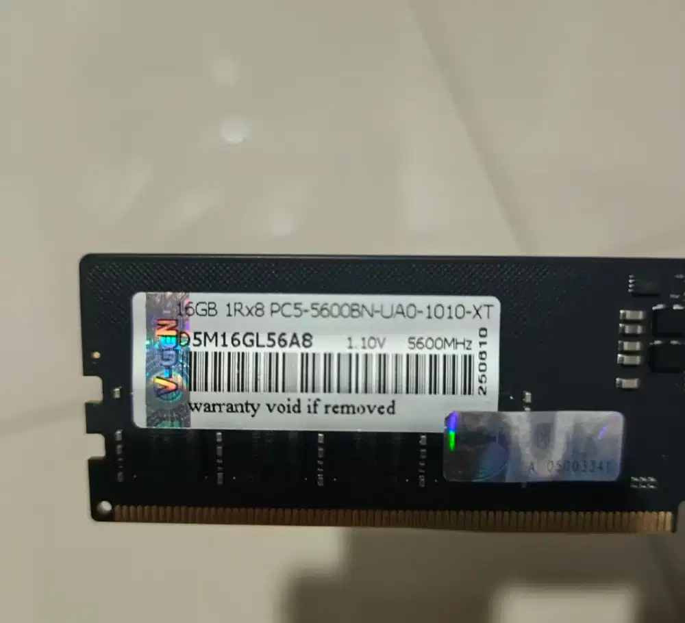RAM VGEN PLATINUM DDR5 5600Mhz 16gb Single
