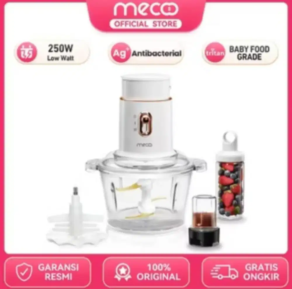 Mecoo Most aesthetic 5 in 1 antibacterial odorless chopper