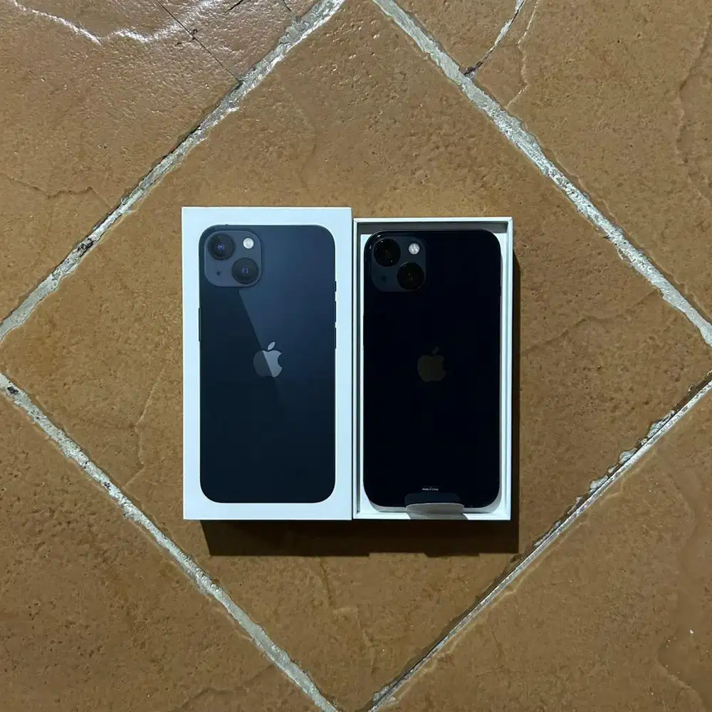 iPhone 13 128GB Midnight NEW IBOX (GARANSI BELUM AKTIF)