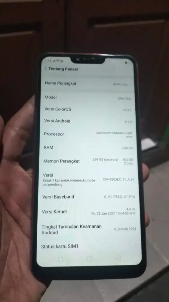 Oppo A3s 2/16 Batangan Nominus