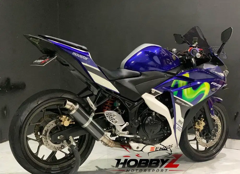 Yamaha R25 movistar 2017 modif,km 18rb,istimewa mantap