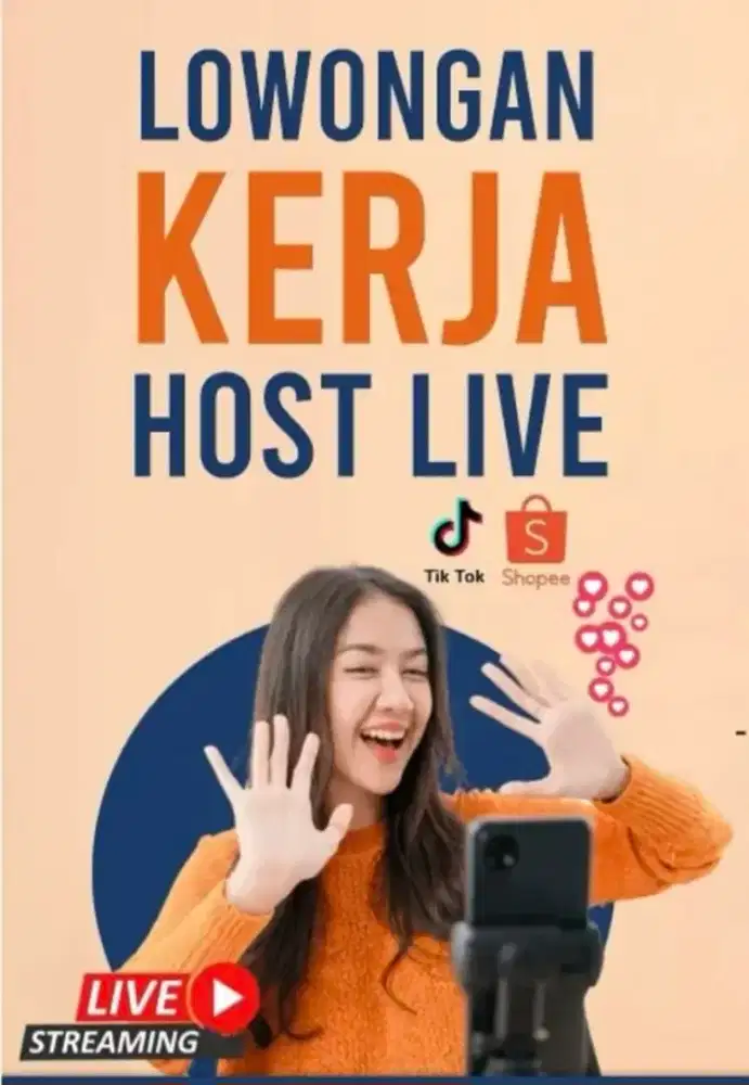 HOST LIVE STREAMING TIKTOK & SHOPEE