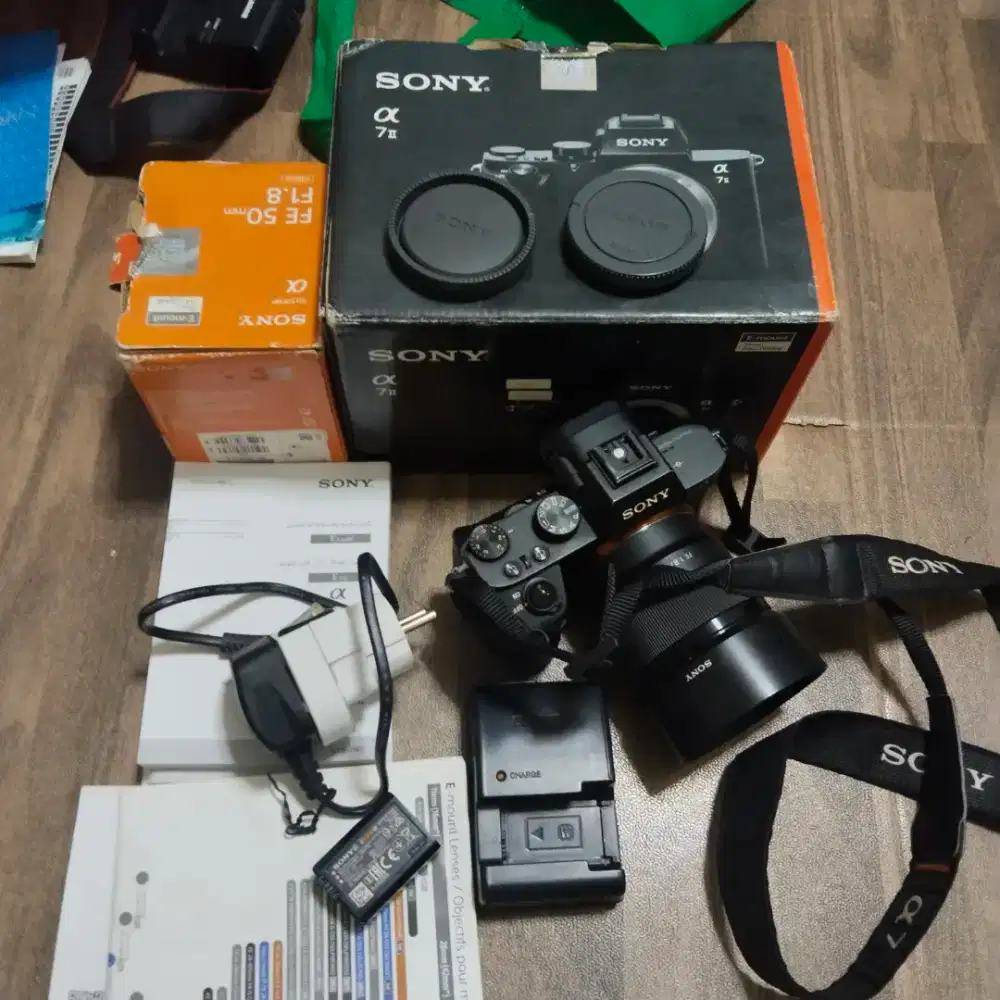 Sony a7ii + lensa sony 50mm