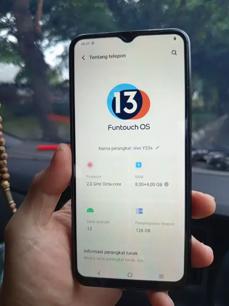 DIJUAL SECOND VIVO Y33S RAM 8GB INTERNAL 128GB