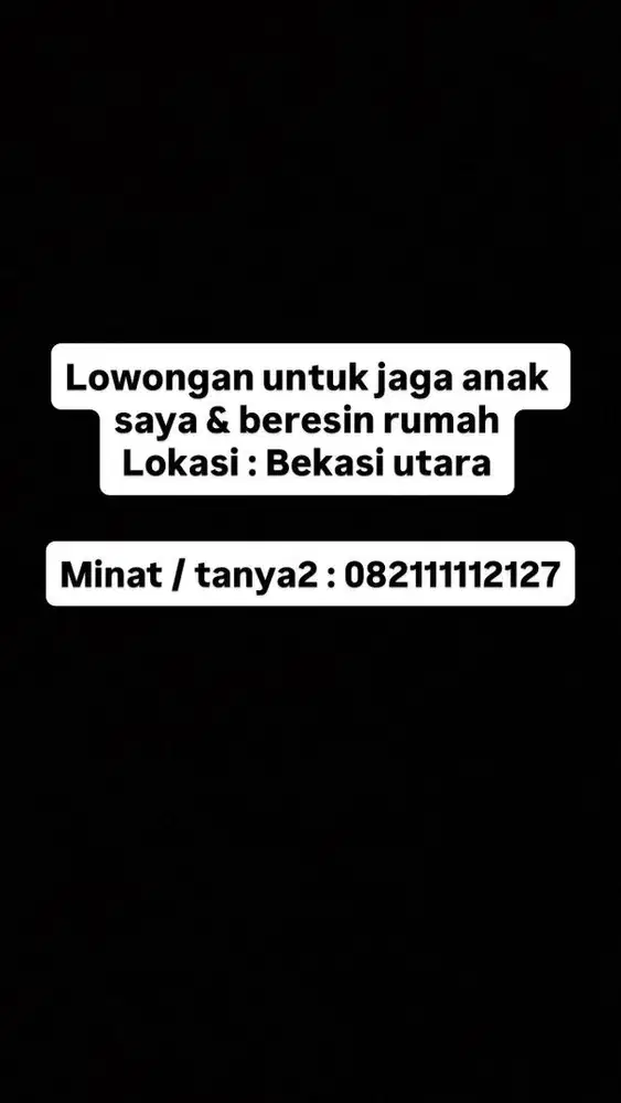 Lowongan kerja untuk orang yang amanah jujur