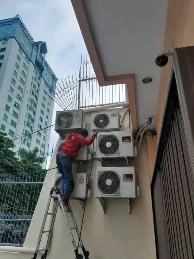 SERVICE AC KULKAS MESIN CUCI POMPA AIR BONGKAR PASANG AC