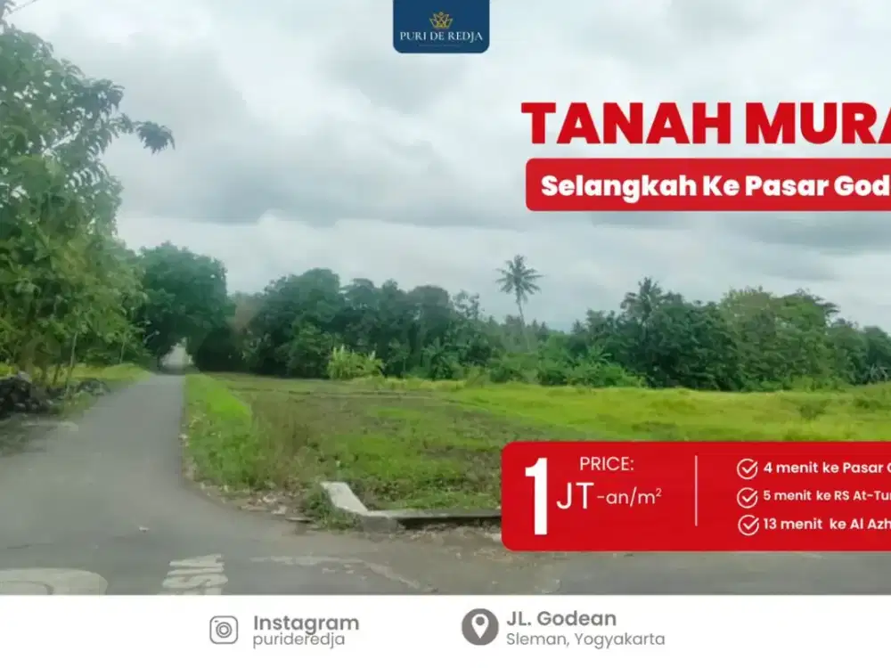 Harga Naik Segera Tanah Murah Godean