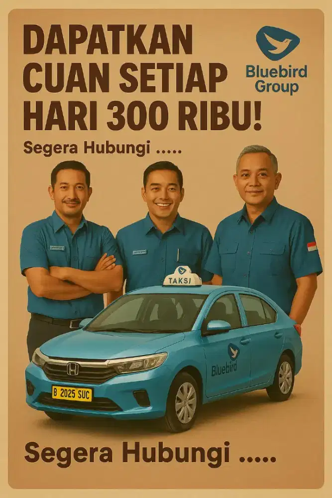 Lowongan pengemudi driver taxi