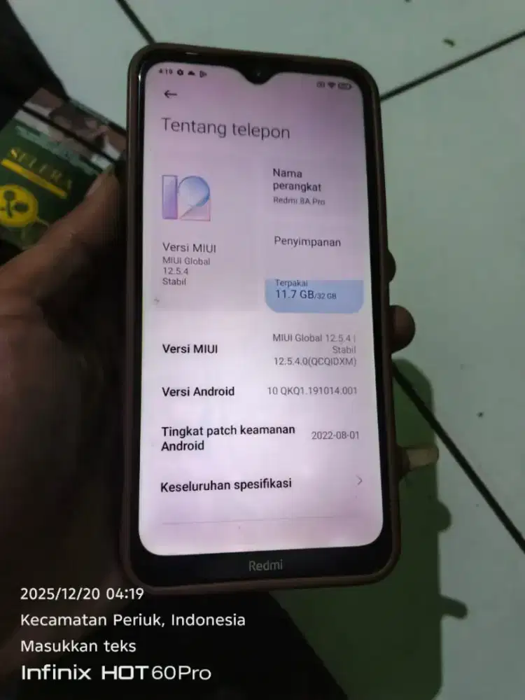 Redmi 8a pro ram 2/32