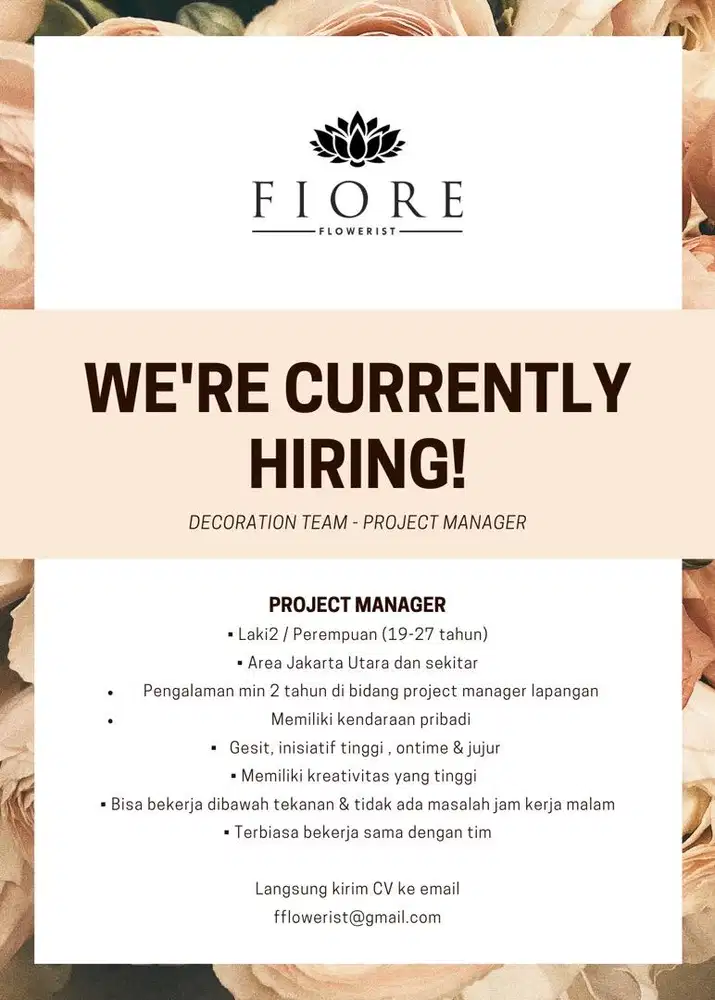 Project Manager Field