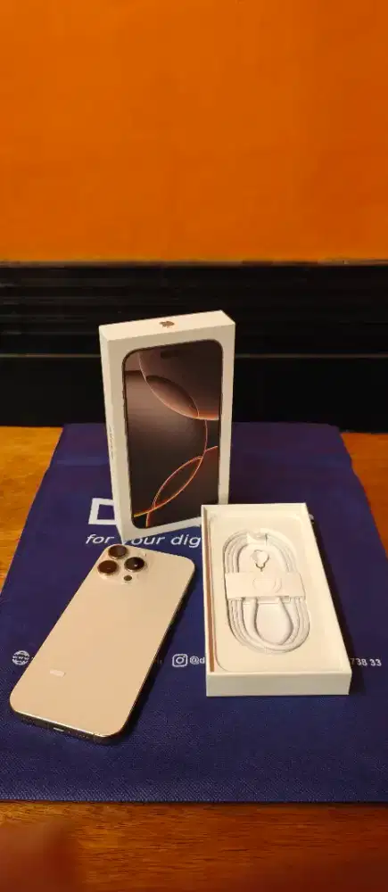 iPhone 16 Pro Max 512 Dessert Titanium BH 100 Resmi iBox On 26 04 2026