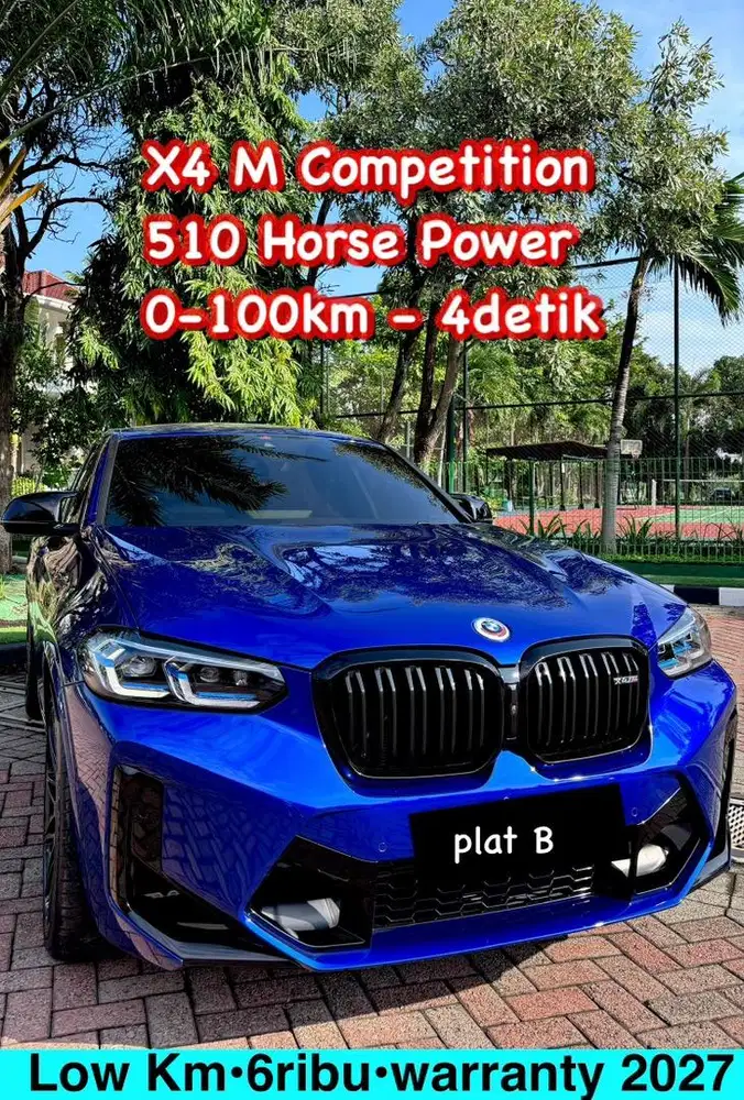 BMW X4M competition ODO6ribu 2023 warranty 2022 jual bmw x4 m x5 x7
