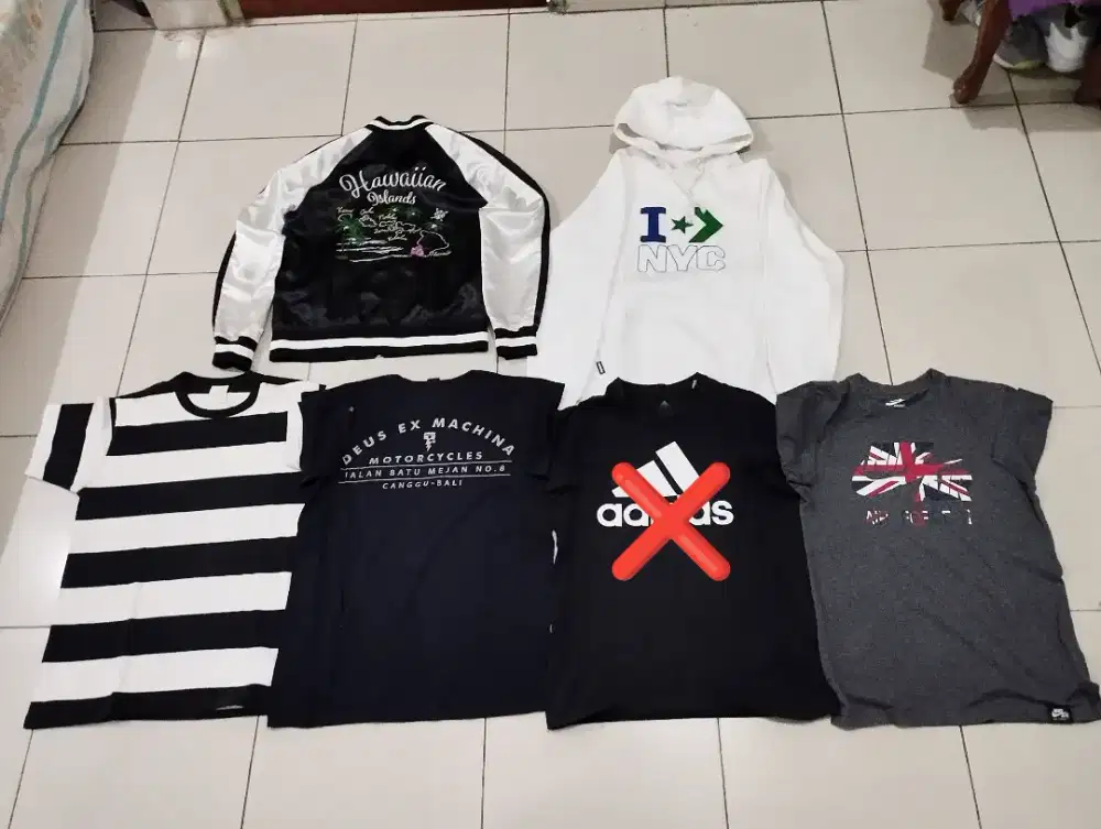 Borongan 5pcs Jaket & Baju