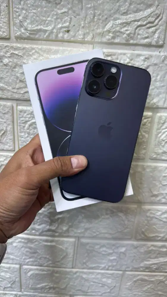 IPHONE 14 PRO MAX 256GB FULLSET ORI MULUS LIKE NEW IBOX