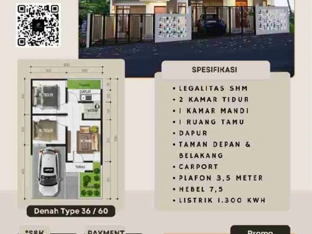 jual Rumah on Progres DP 5 JT Cinunuk Bandung Timur