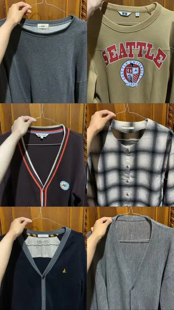 preloved murah sweater dan cardigan