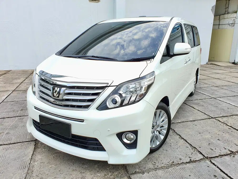[KM 6.000]TOYOTA ALPHARD 2.4 SC PREMIUM SOUND AT PUTIH 2013 ANTIK