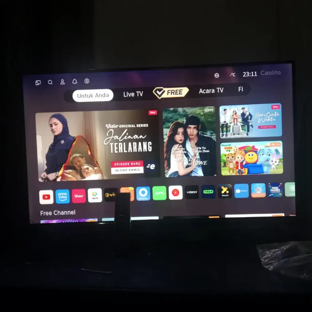 Android TV coocaa 32inch Like New