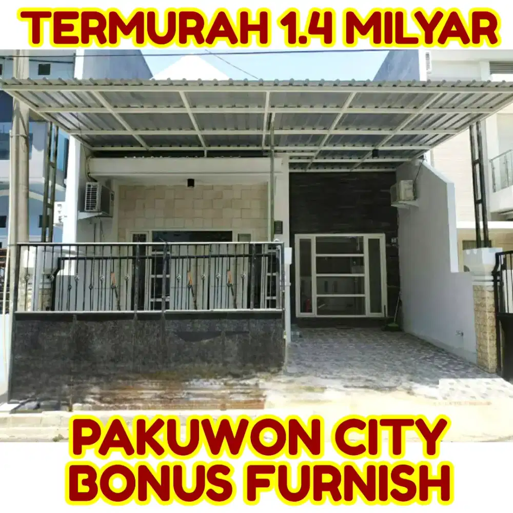 MURAH Pakuwon City Furnish dekat Mall Mulyosari Sutorejo Wisma Permai