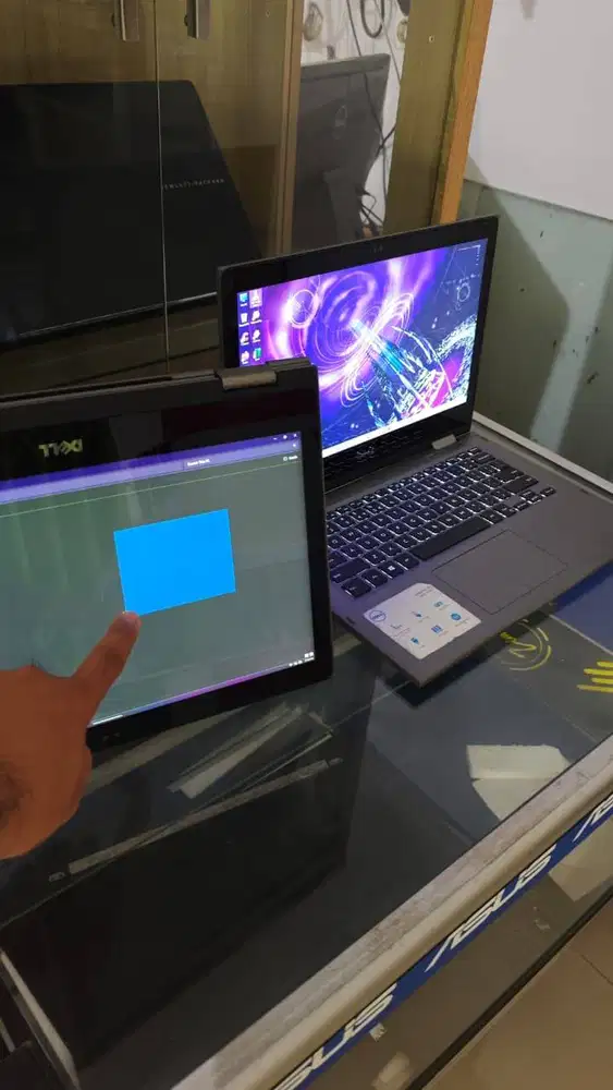 Laptop Dell 13 i7 gen 7  + Keyboard Nyala  + garansi 1 bulan